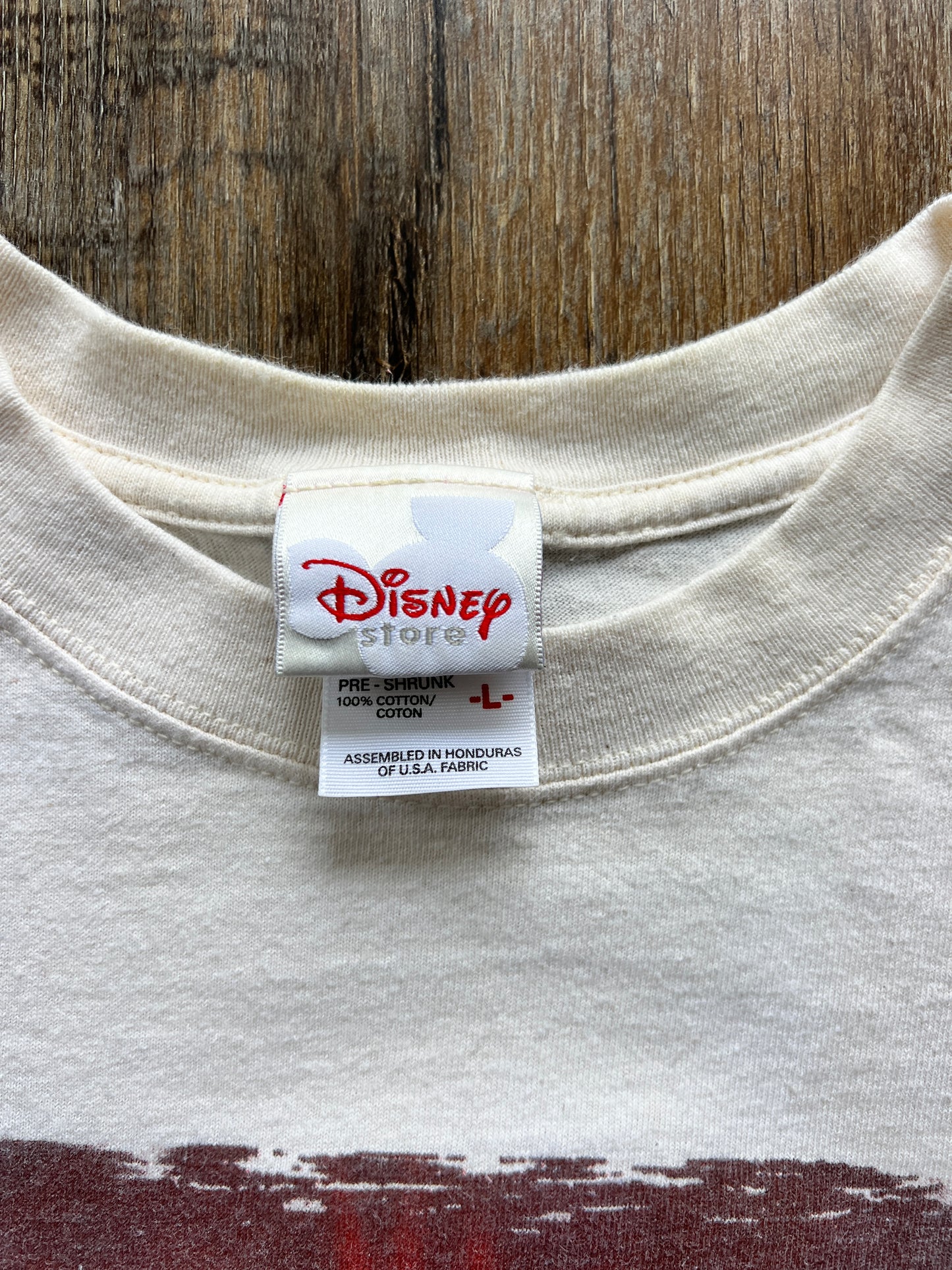 10 -Beige Disney Store The Lion King Movie Mufasa Sky Promo Shirt SZ L