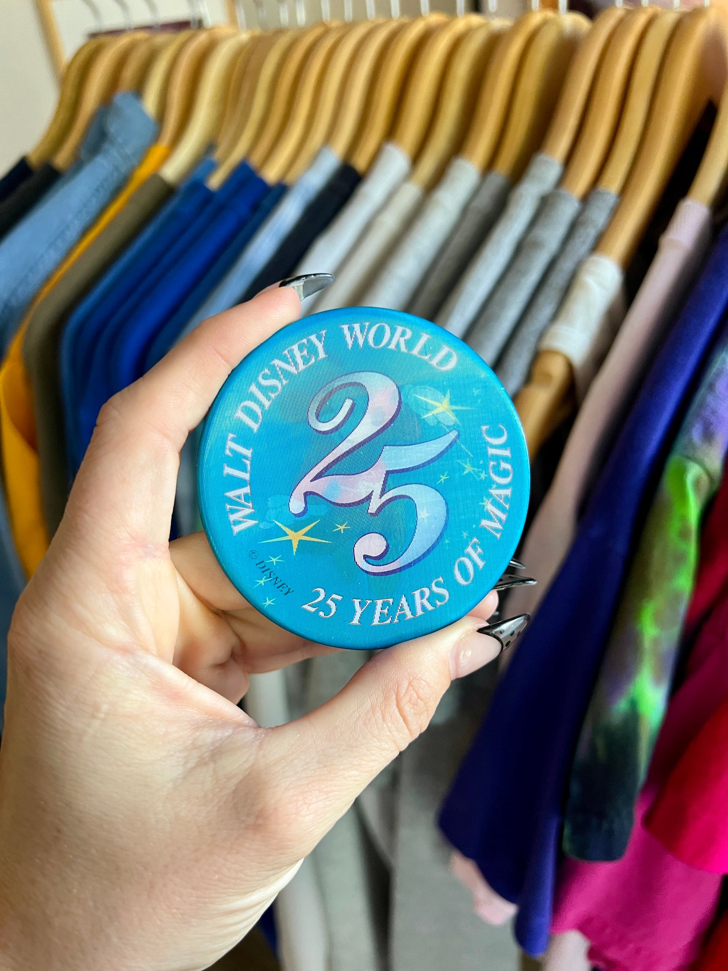 296 -Teal WDW Sorcerer Mickey Shift Button