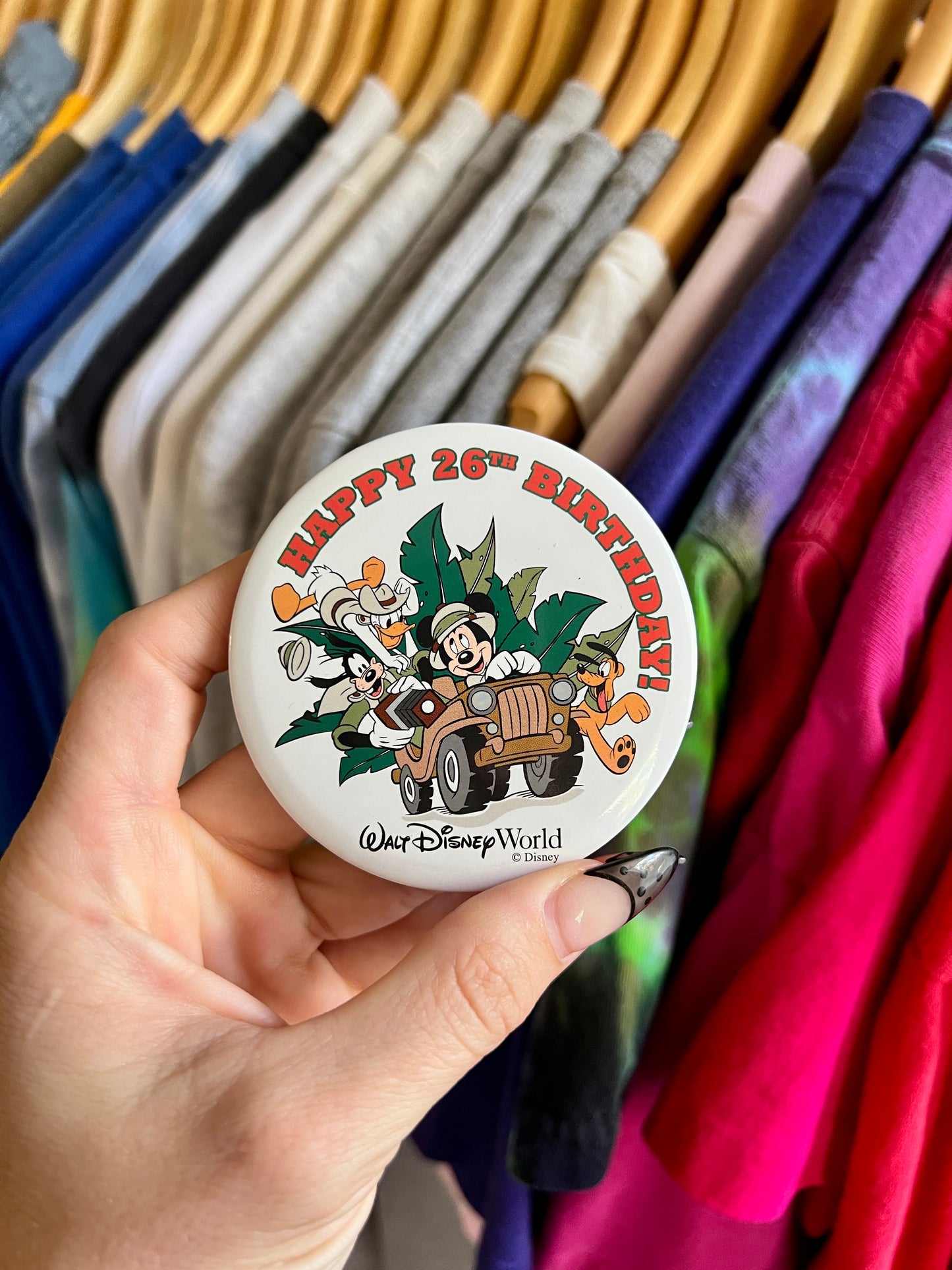 Happy 26th Birthday Safari Friends Button