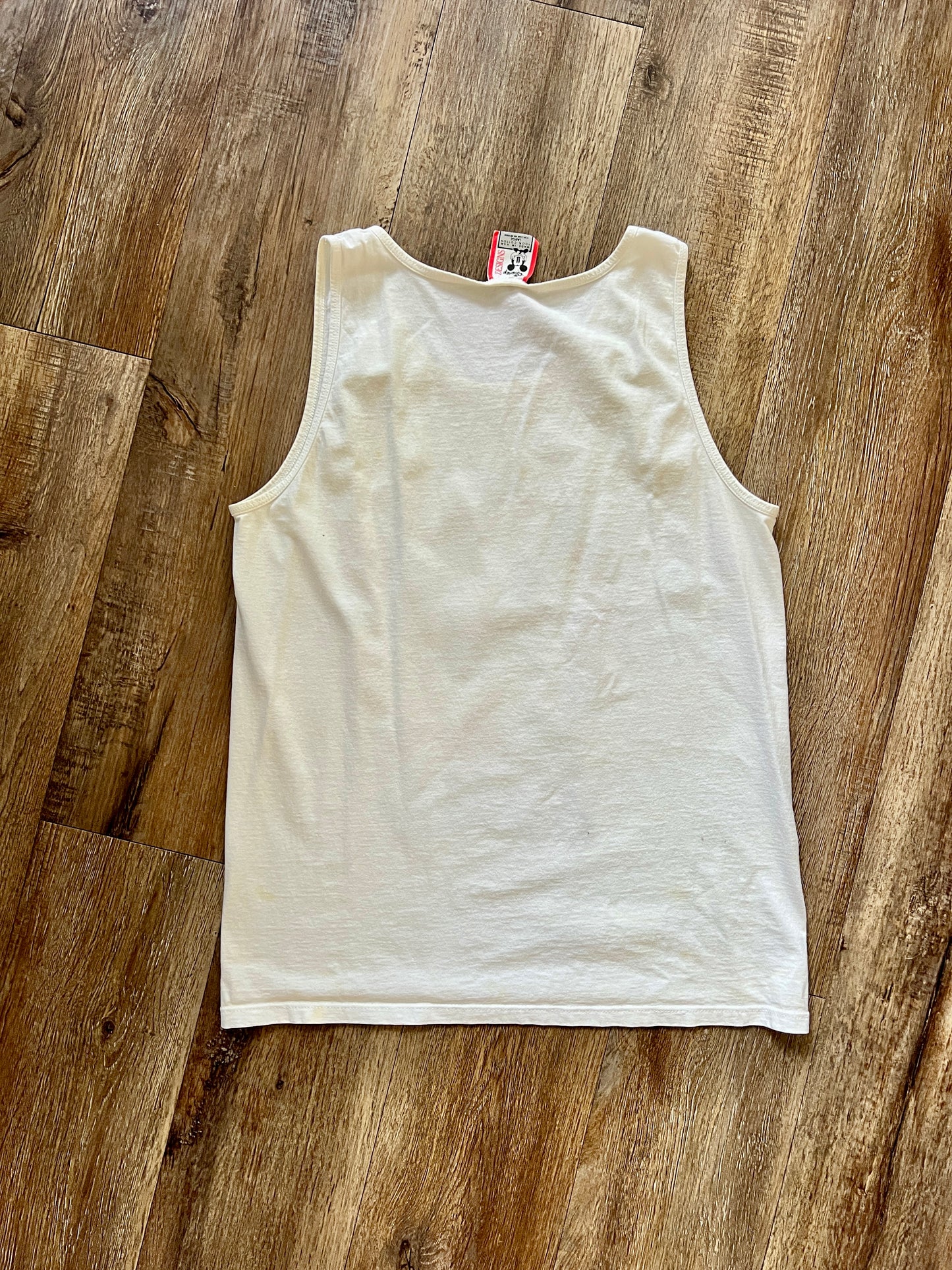 850 -White EPCOT Center Tourist Mickey Tank Top - L