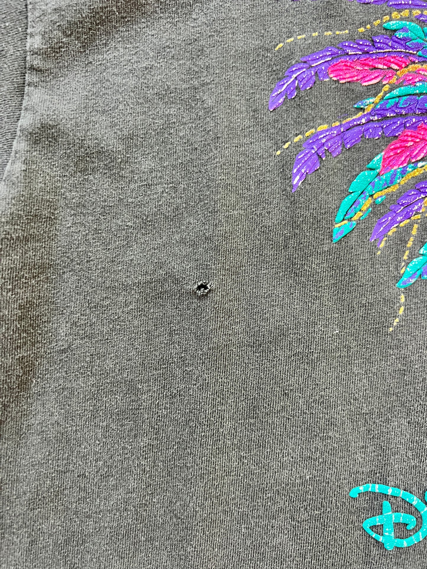 145 -Black Port Orleans Mask Tee - L