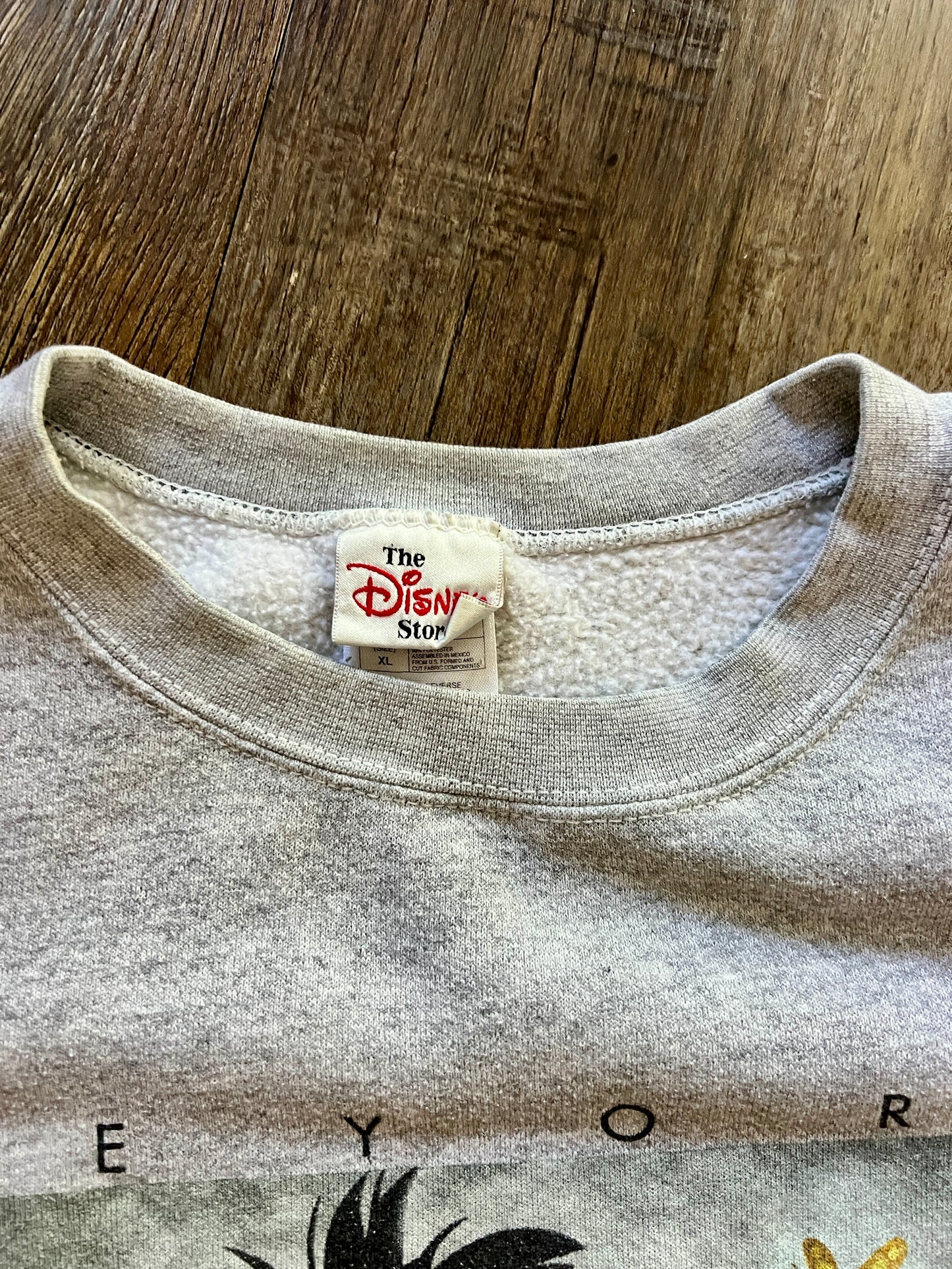 560 -Heather Grey Eeyore The Magic of Dreams Crewneck - XL