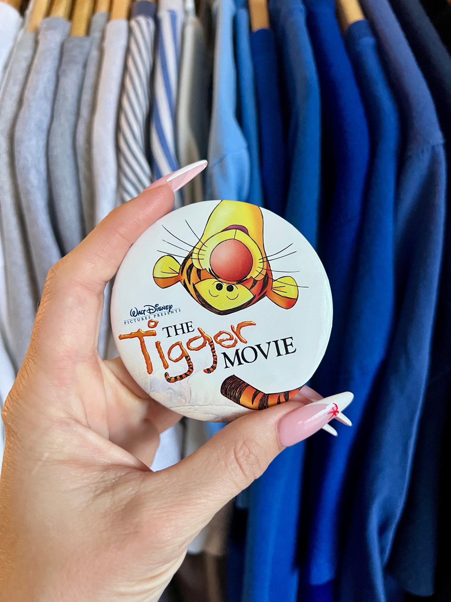 604 -The Tigger Movie Round Button