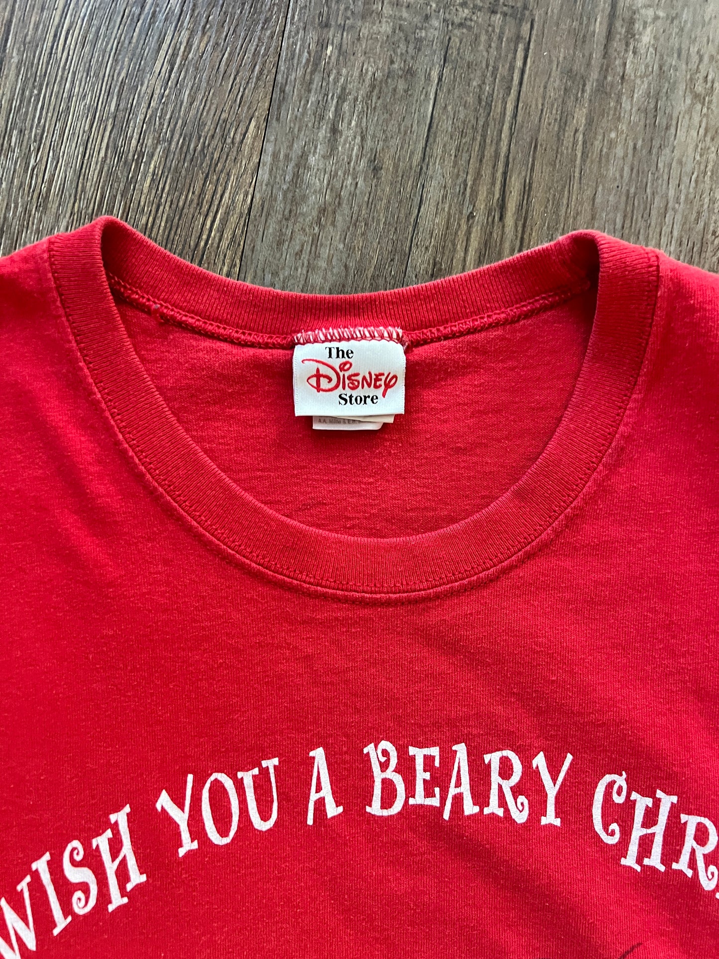 638 -Red Happy Pooh Year Tigger, Piglet,& WTP Sleep Shirt - OSFA