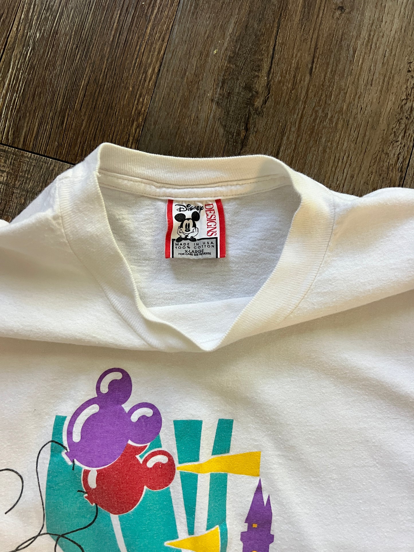 649 -White Disneyland The Original Tee - XL