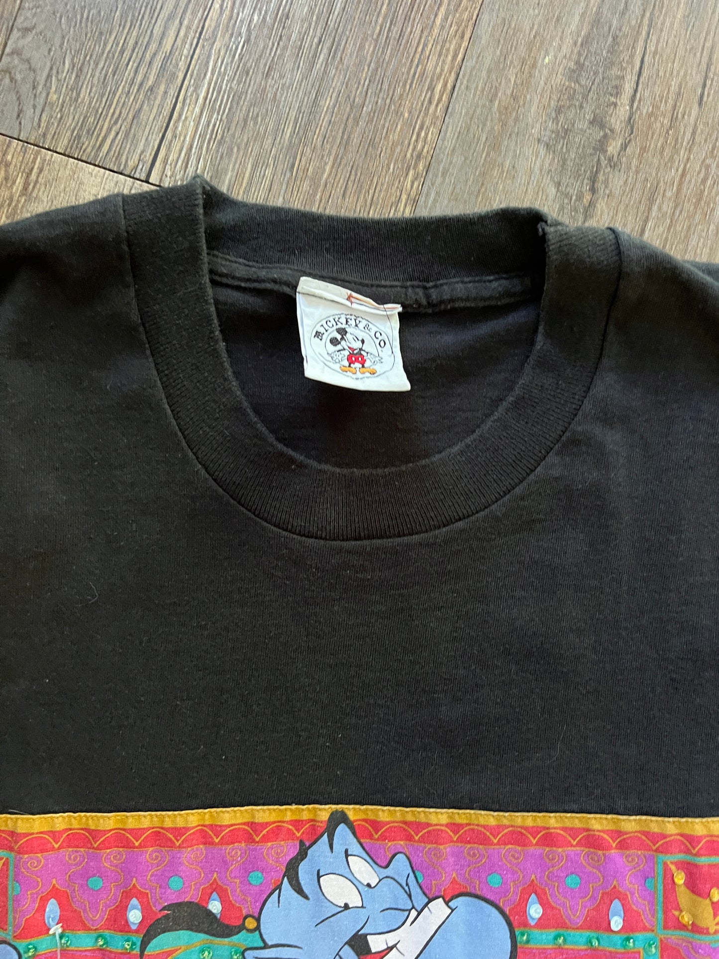 666 -Black Genie, Aladdin, & Jasmine Tapestry Tee - 2X