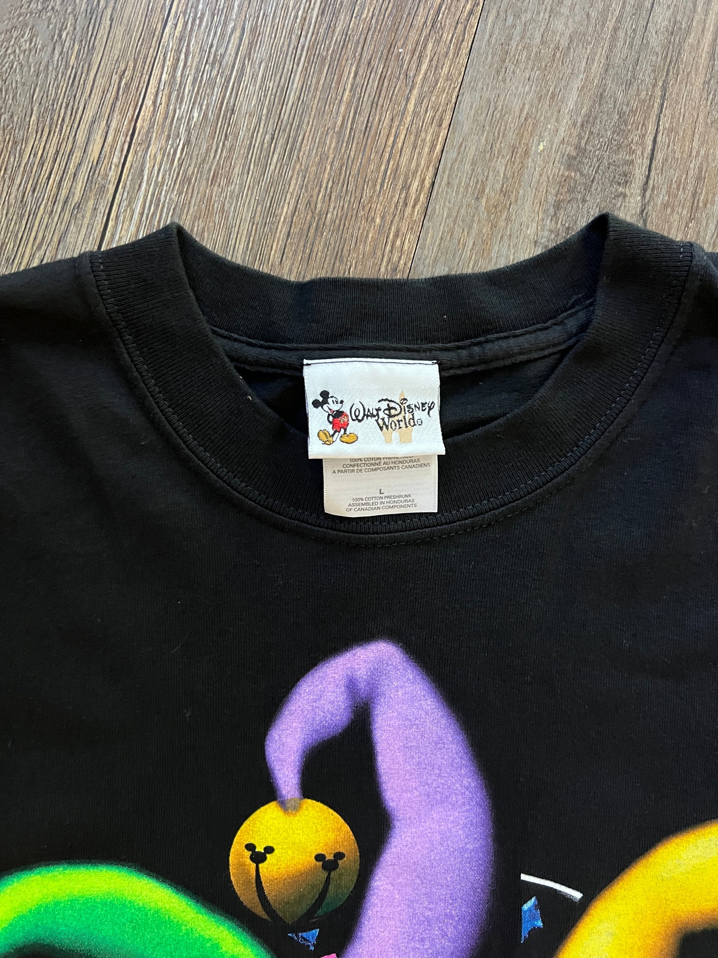 688 -Black Port Orleans Resort Jester Hat Tee - L