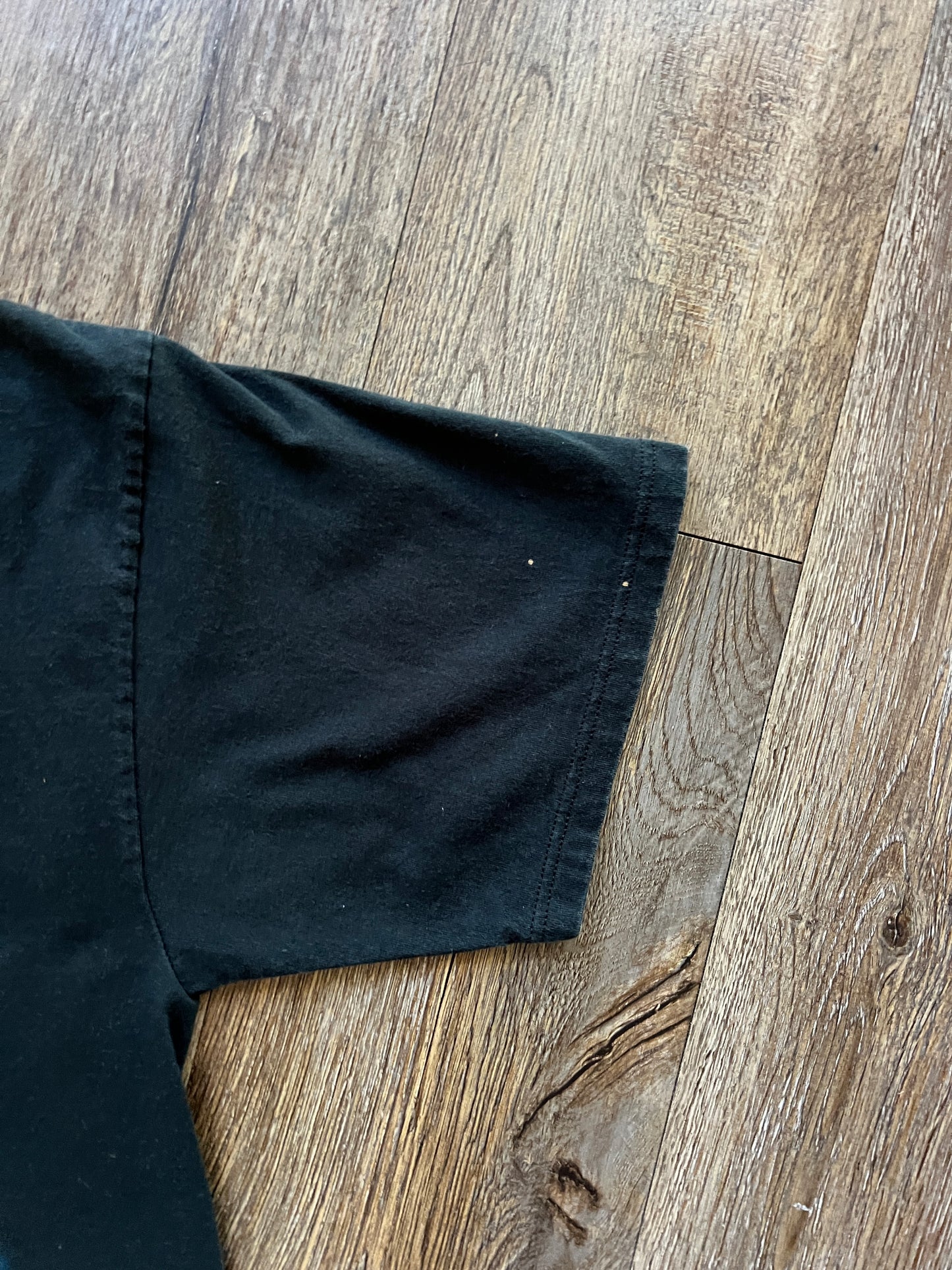 691 -Black I Survived Tower of Terror Drop Tee - Thrashed Neck - L