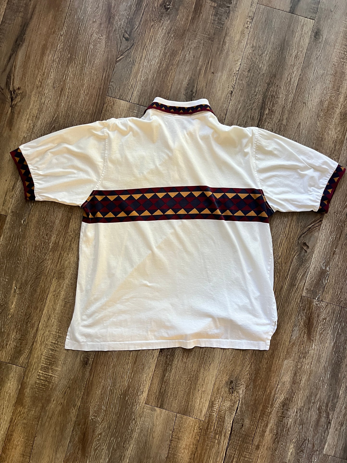 700 -White Aureus Mickey Golf Polo - XL