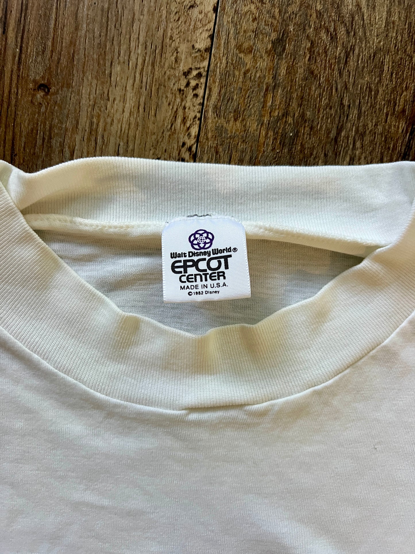 841 -White Figment Mickey Poncho Tee - OSFA