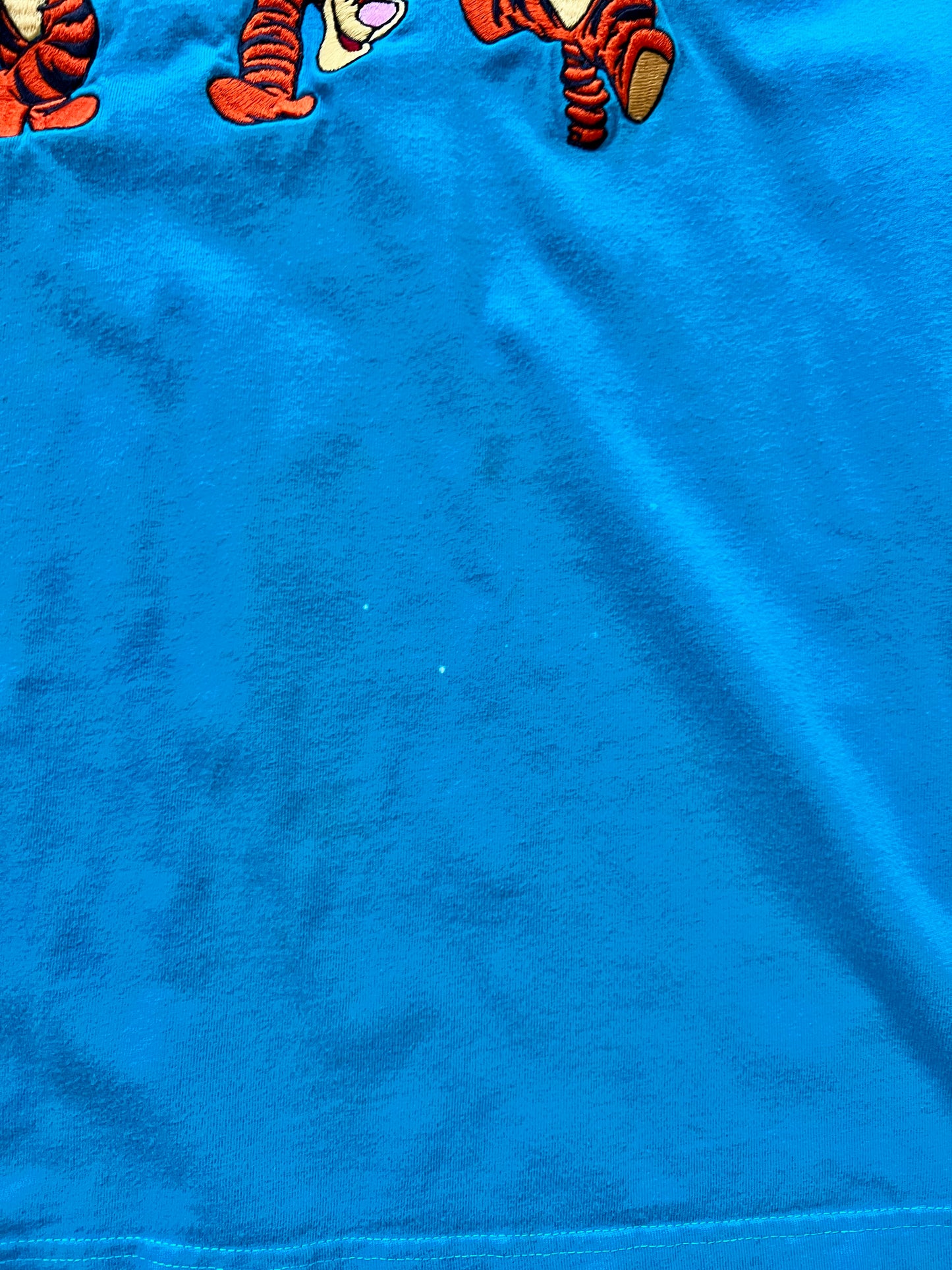 205 -Teal Tigger Embroidered Cartwheel Tee - M