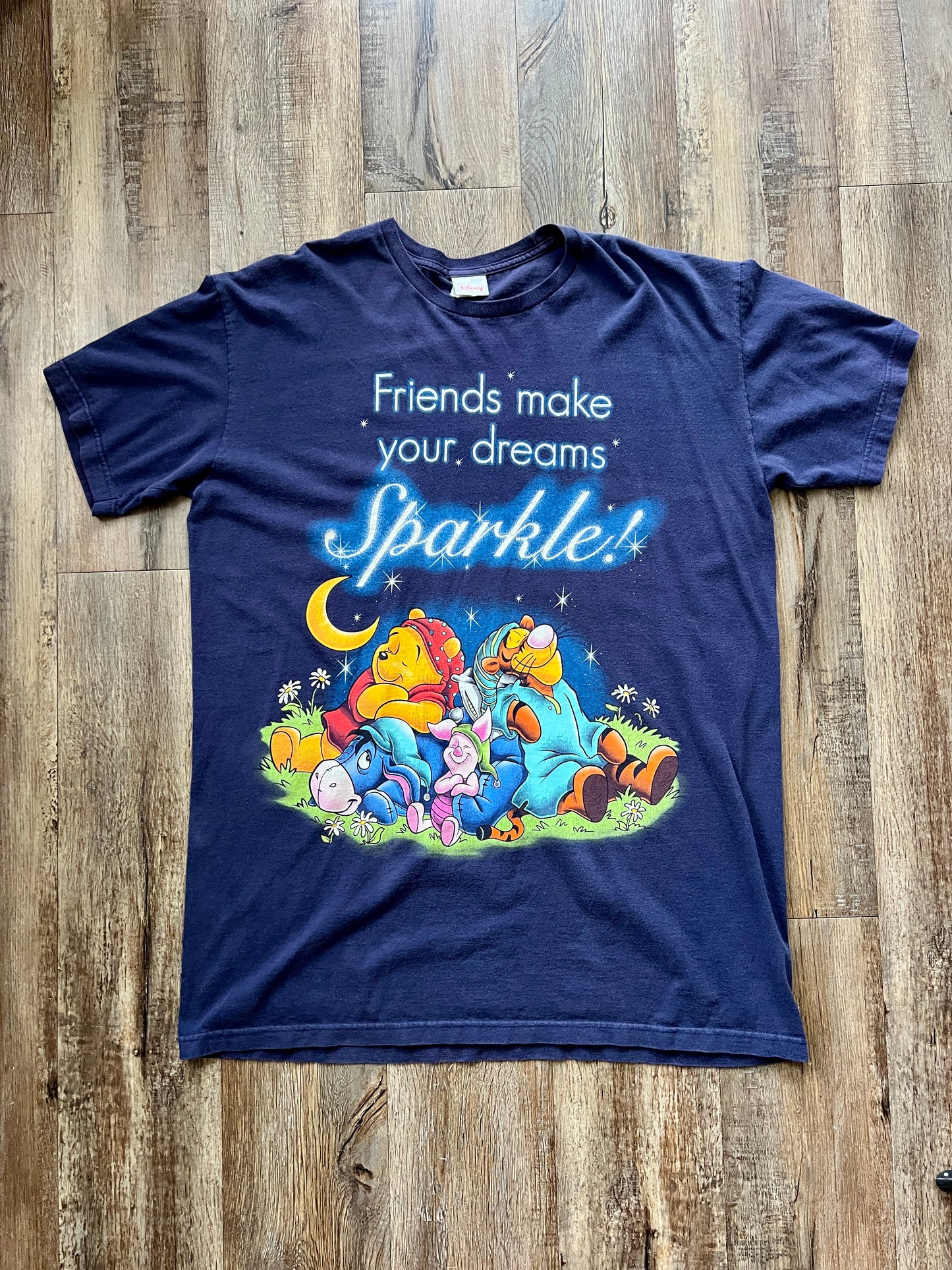 212 -Navy WTP & Tigger Friends Make Your Dreams Sparkle Sleep Shirt - OSFA