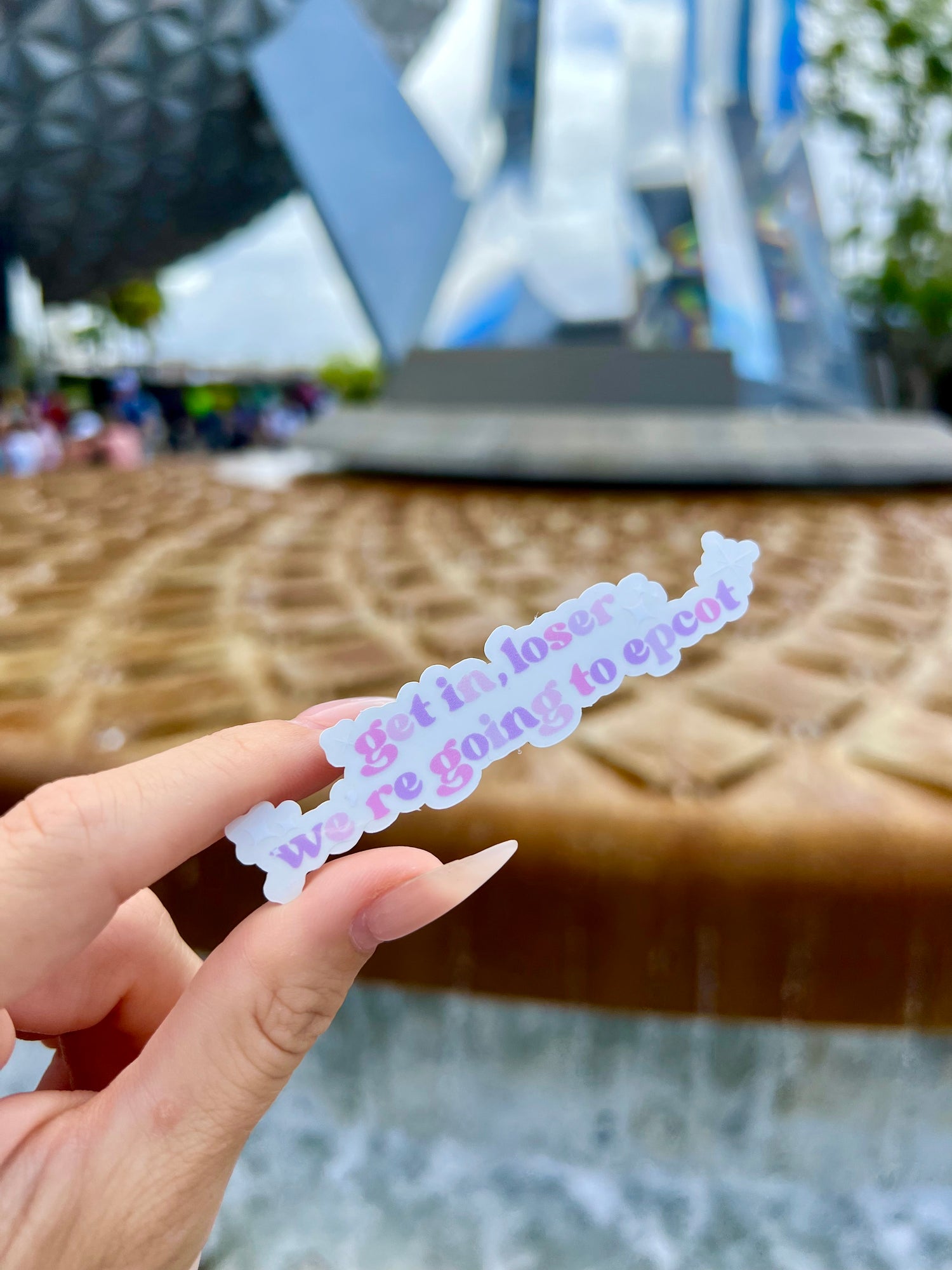 space mountain sticker