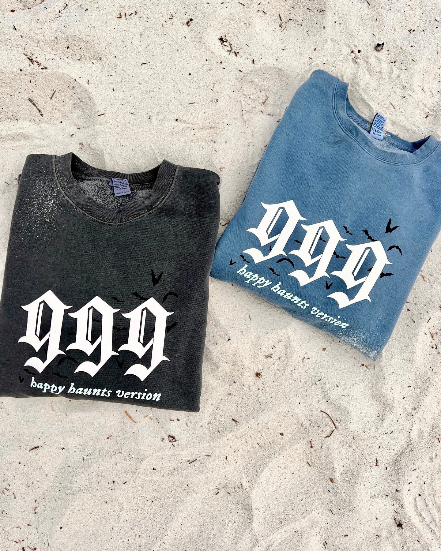 999 Happy Haunts Version Crewneck BOOBERRY