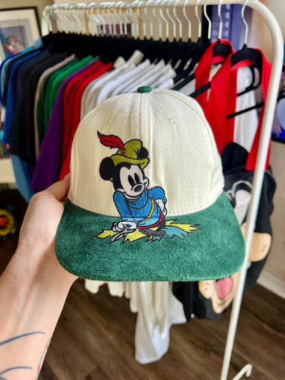 828 -NWT 1996 Disneyana Convention Robin Hood Mickey Snap Back