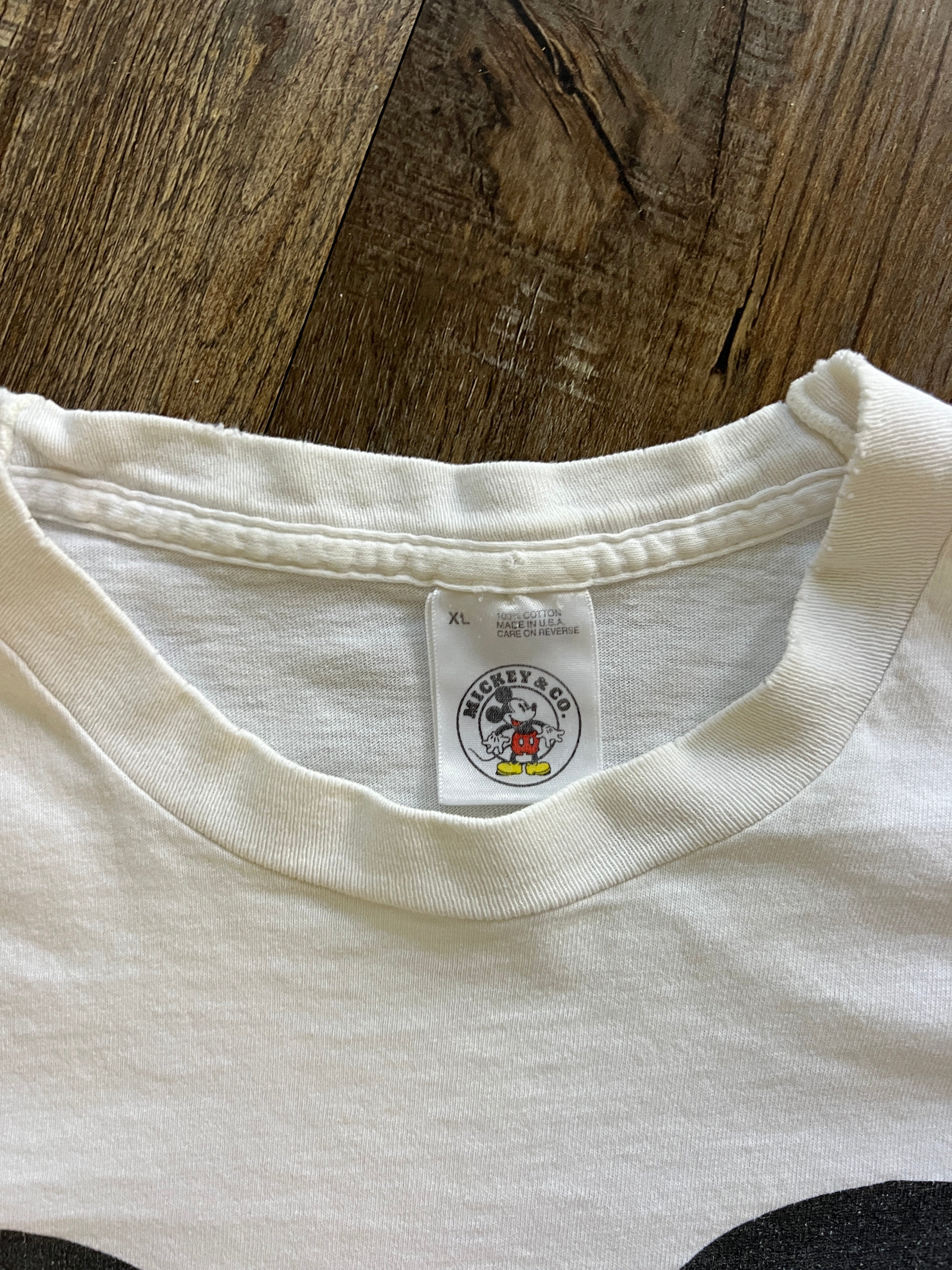 1132 - White Kisses I ❤️ Mickey Shirt - XL