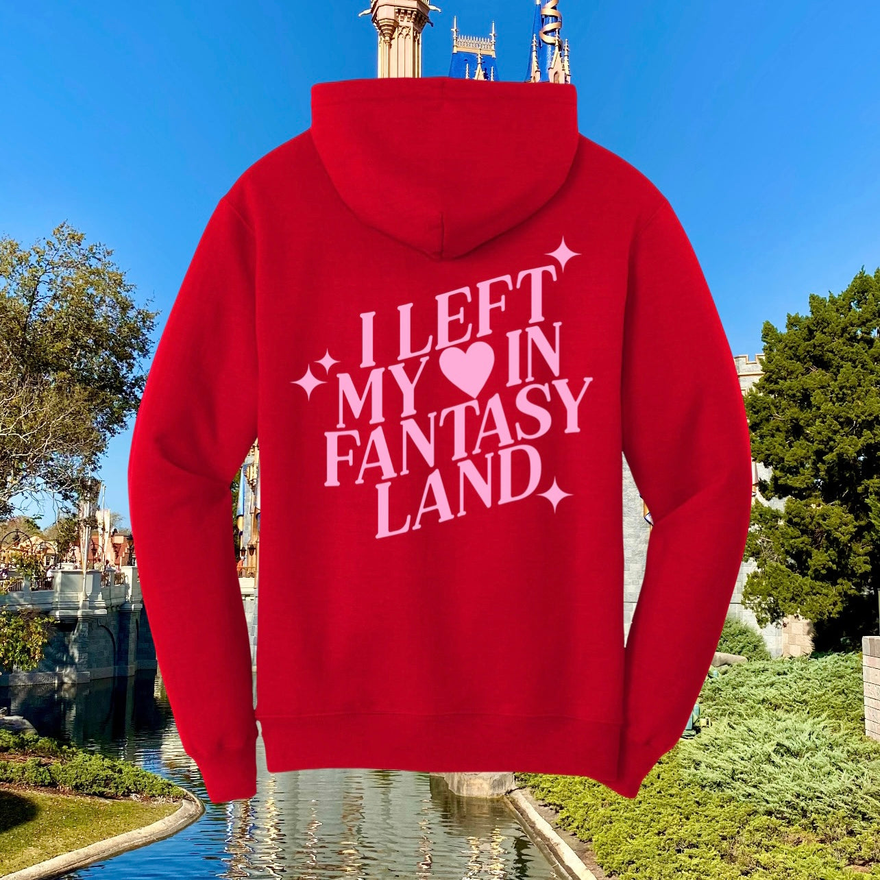 I Left My ♥️ In Fantasyland Hoodie RED