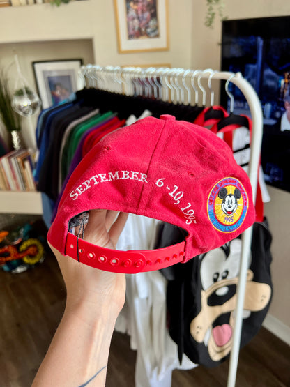 827 -Red Dancing Tux Mickey 1995 Disneyana Convention Hat