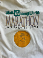 1247 -White 1994 WDW Marathon Staff Shirt - L