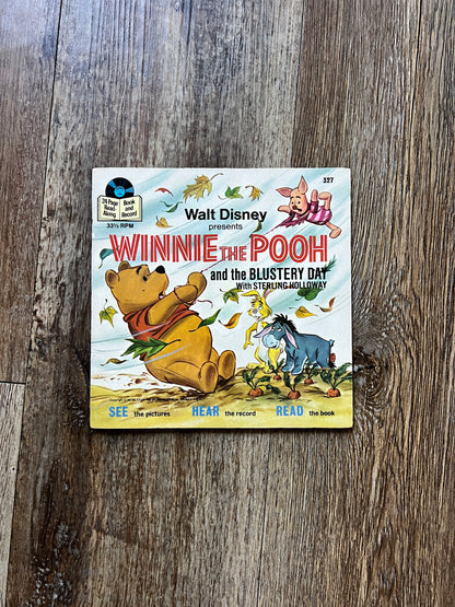 751 -Winnie The Pooh & The Blustery Day Vinyl Record 45