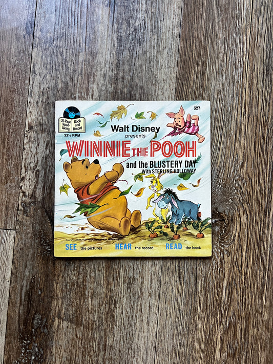 751 -Winnie The Pooh & The Blustery Day Vinyl Record 45