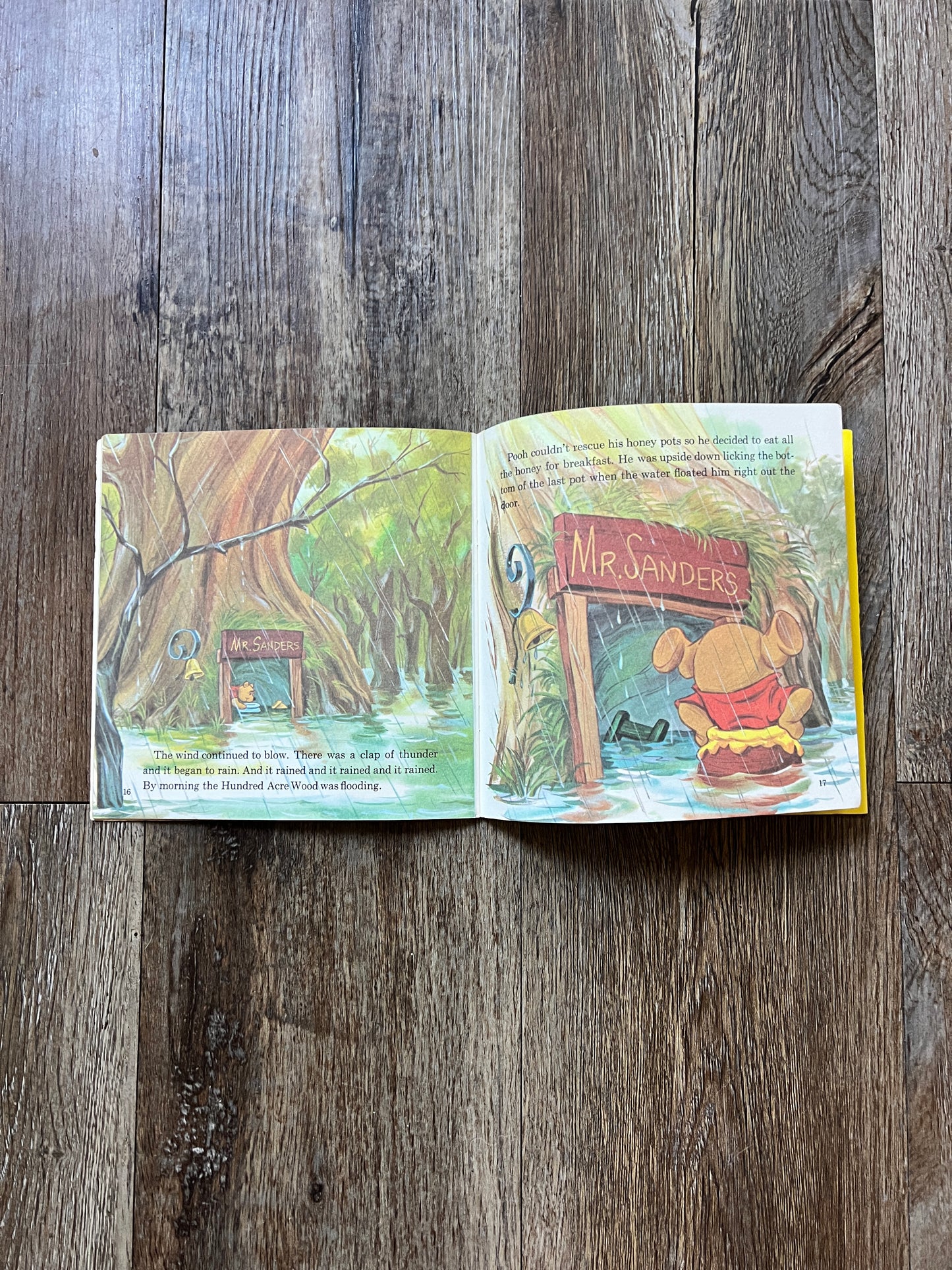 751 -Winnie The Pooh & The Blustery Day Vinyl Record 45