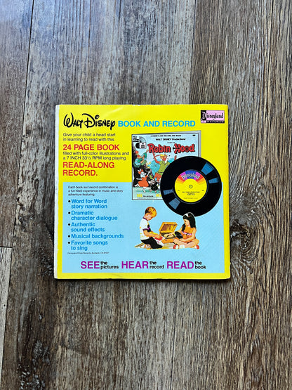 751 -Winnie The Pooh & The Blustery Day Vinyl Record 45