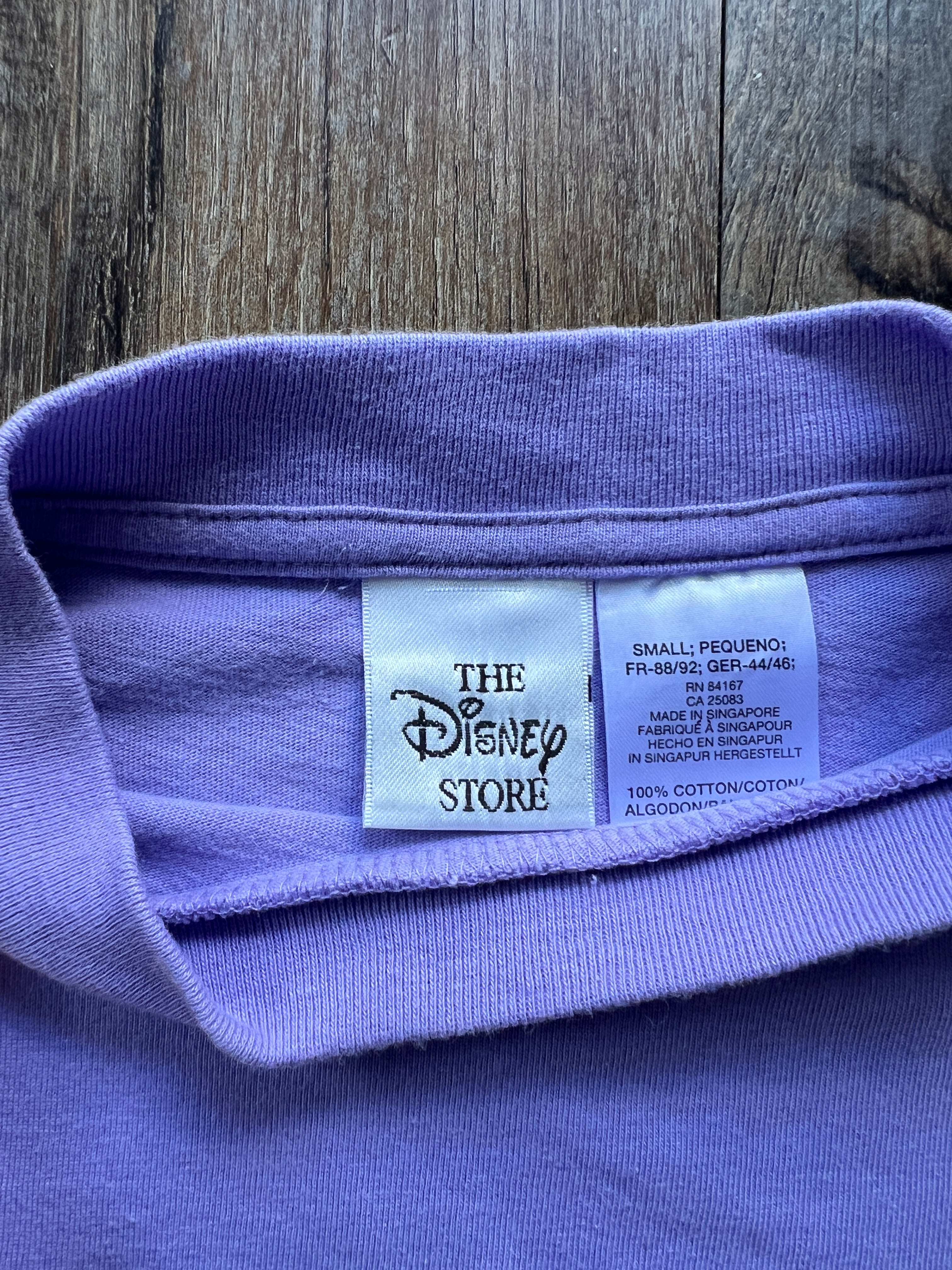 30 - Lavender The Disney Store 101 Dalmatians Pongo Embroidered Pocket Shirt SZ S