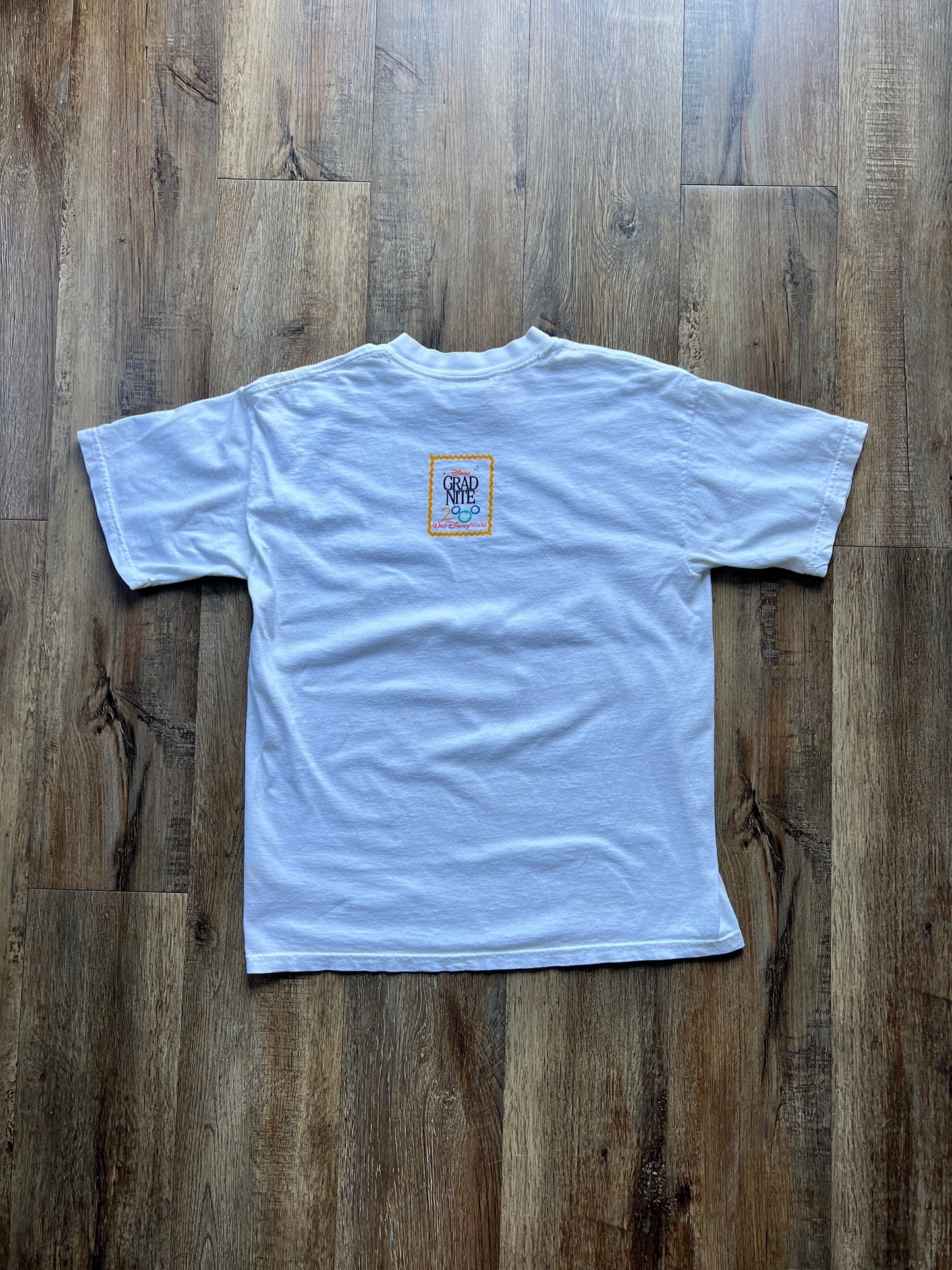 25 -White Grad Night 2000 Shirt SZ L