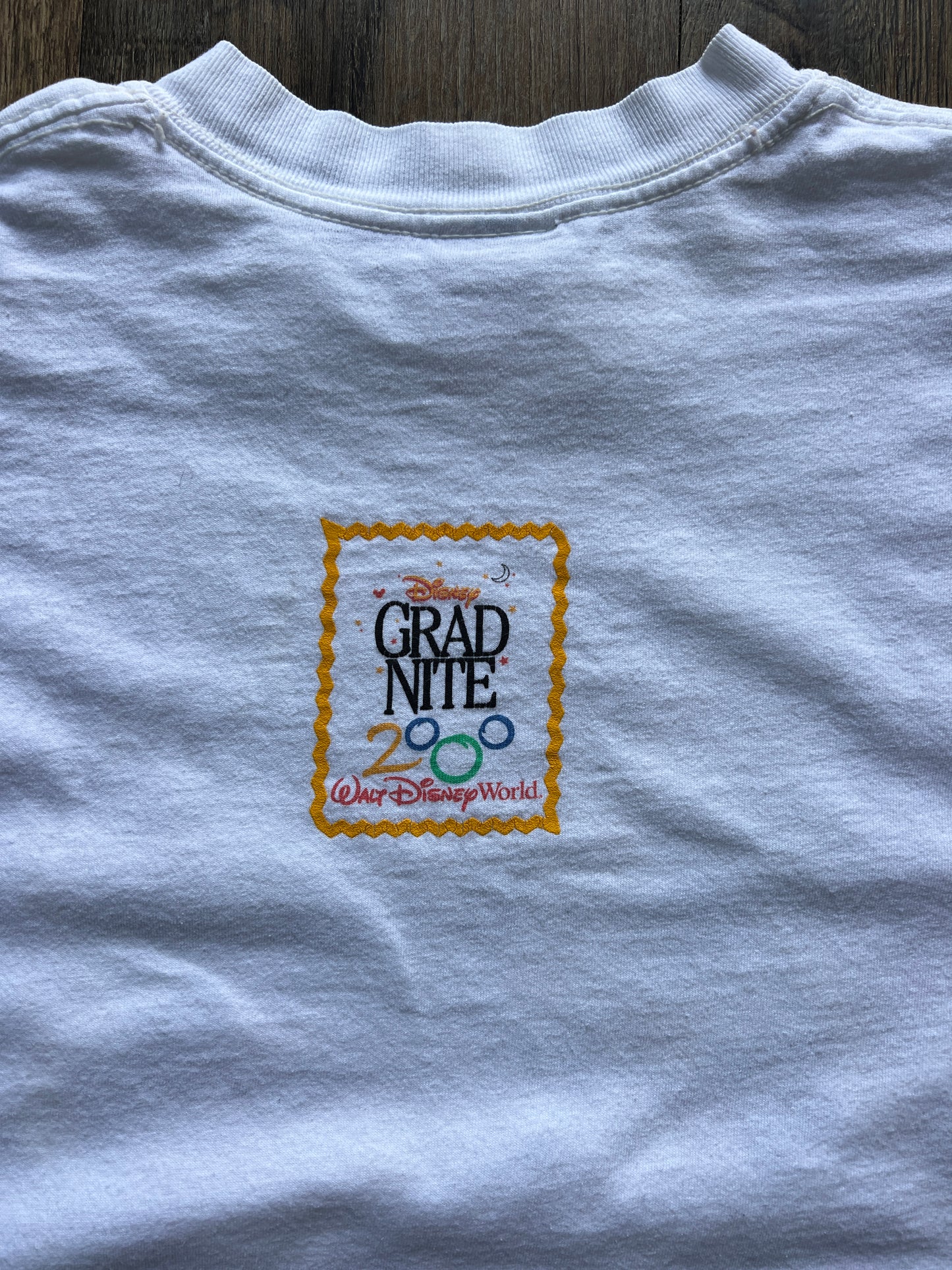 25 -White Grad Night 2000 Shirt SZ L