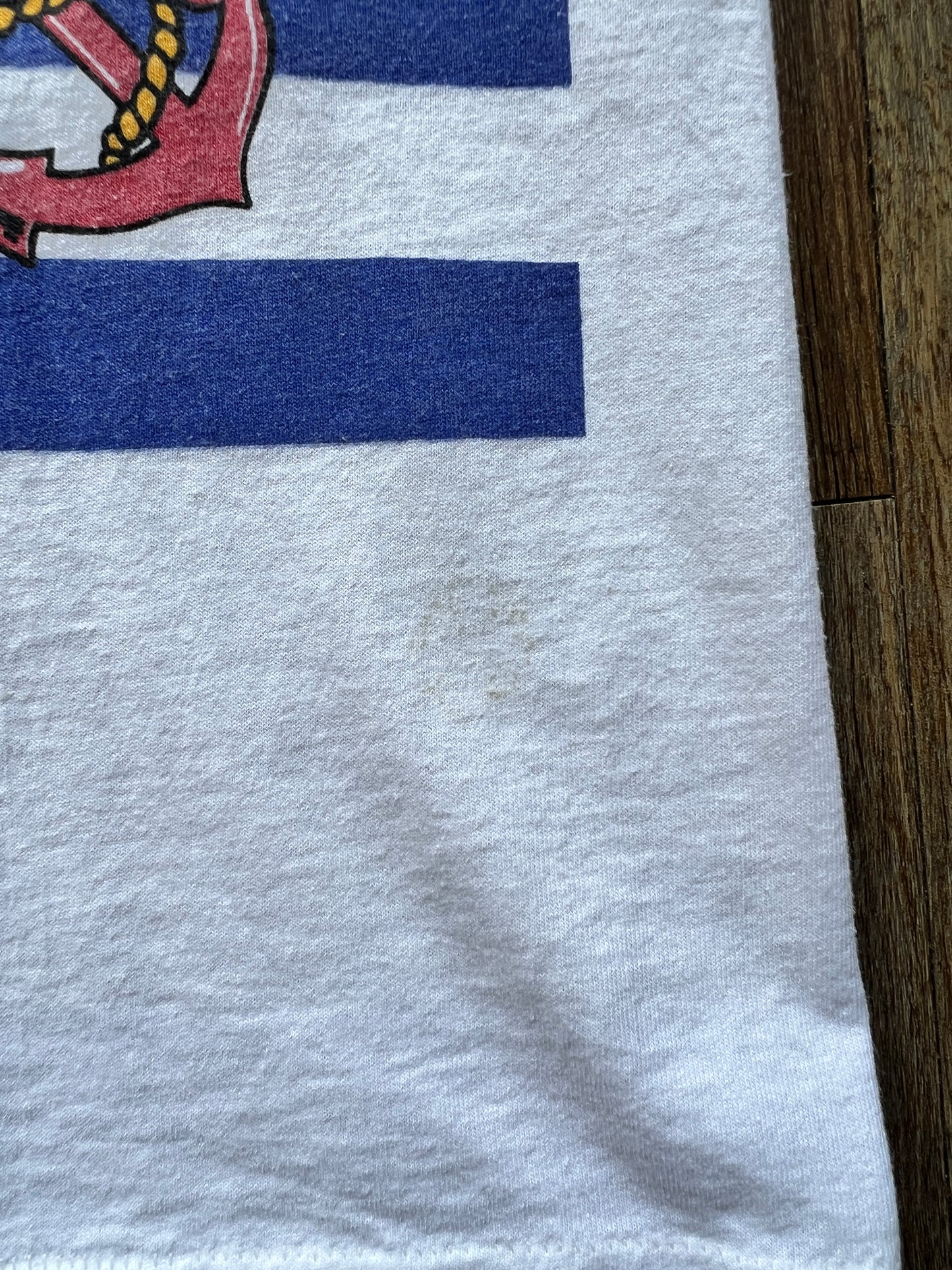 22 -White The Mickey Collection Ahoy! Mickey Shirt SZ L