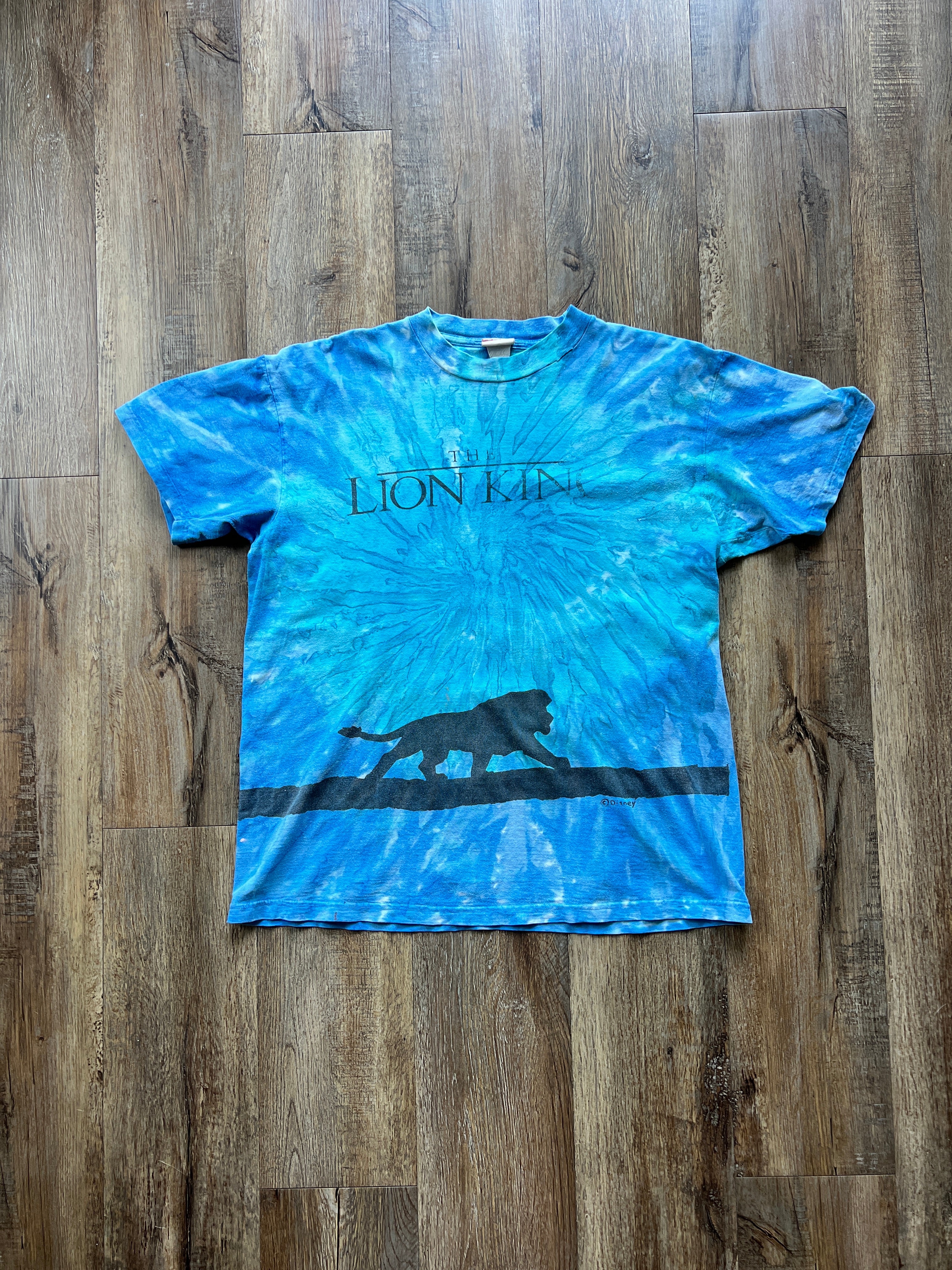 36 -Blue Tie-Dye The Lion King Promo Shirt SZ L