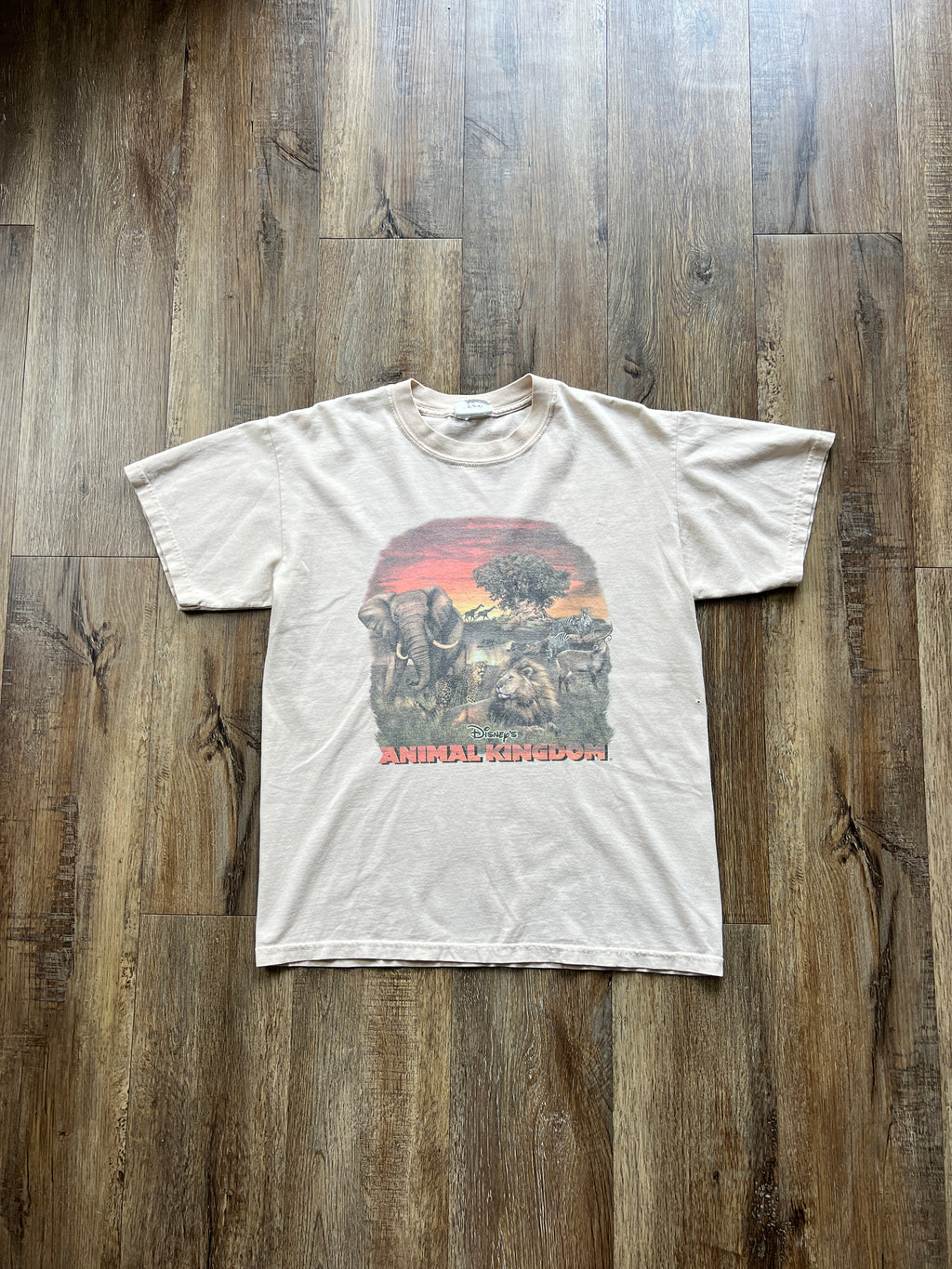 4 -Tan WDW Parks Animal Kingdom Shirt SZ XL