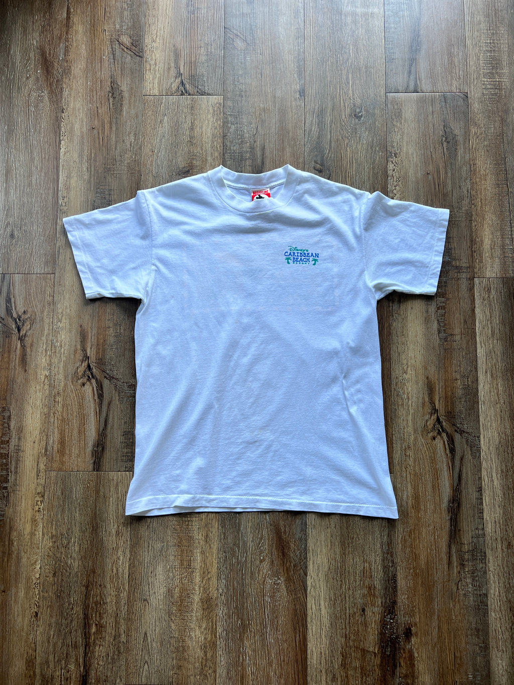 6 - White Mickey Inc Caribbean Beach Shirt SZ L