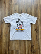 37 -White WDW Parks Sketch Shirt SZ L