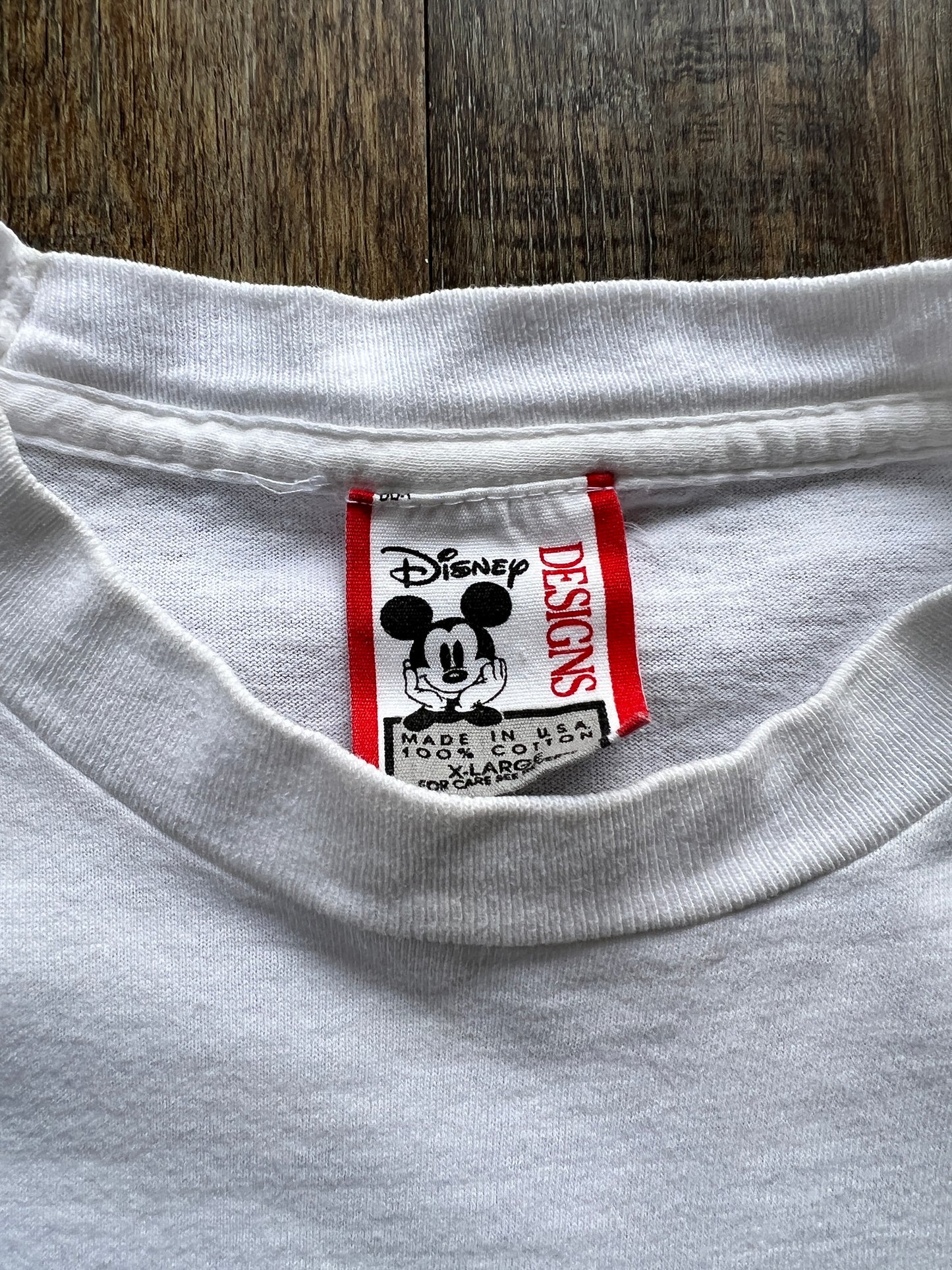 38 -White Mickey Designs Blizzard Beach Summit Plummit AAHHH! Shirt SZ XL