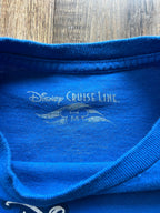 40 - Blue Disney Cruise Line Disney Dream Itinerary Shirt SZ M