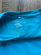 41 - Lt Blue Disney Cruise Line Disney Dream Inaugural Voyage Shirt SZ XXL