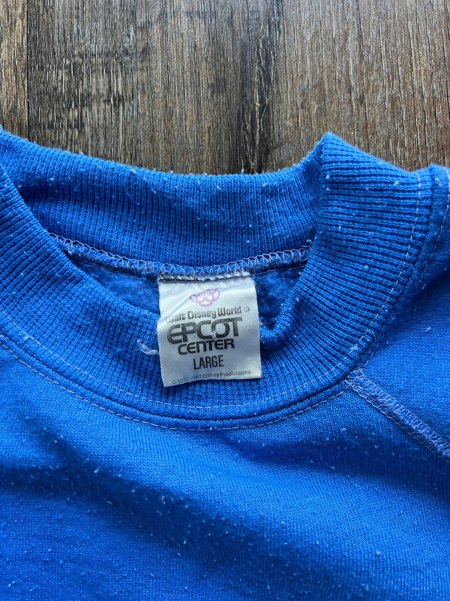 42 -Blue EPCOT Center Crewneck SZ M