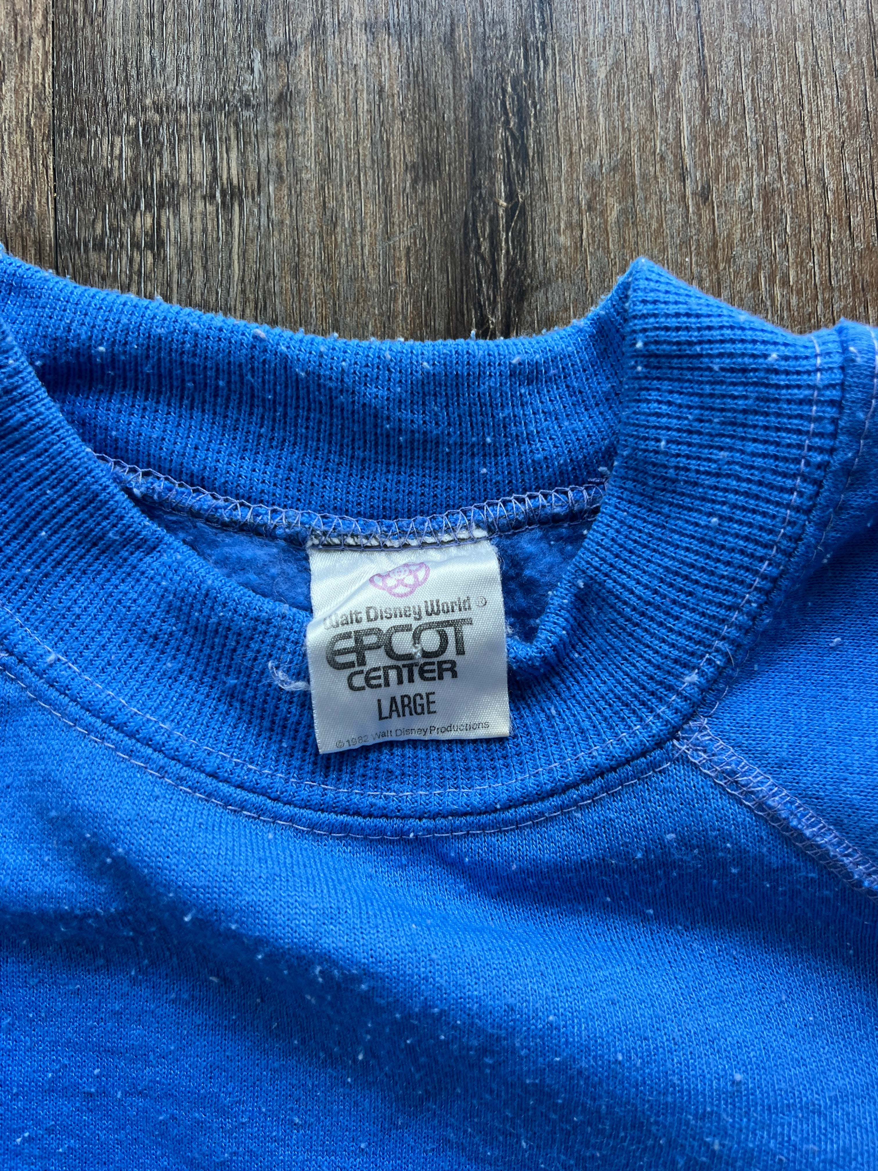 42 -Blue EPCOT Center Crewneck SZ M