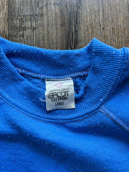 42 -Blue EPCOT Center Crewneck SZ M