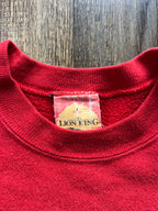 12 - Red The Lion King Simba & Nala Crewneck ONE SIZE