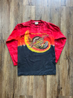 13 - Red WDW Parks MGM RNRC Tie-Dye Long-Sleeve Shirt SZ L