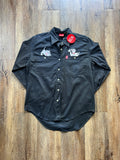 31 -NWT Black 101 Dalmatians Embroidered Button Down SZ S
