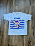 21 -White The Mickey Collection Ahoy! Mickey Shirt SZ XL