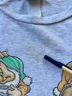 45 -Grey D Sleepwear Seven Dwarfs I'm Always Grumpy in the Morning Sleep Shirt ONE SIZE