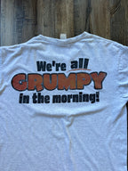 45 -Grey D Sleepwear Seven Dwarfs I'm Always Grumpy in the Morning Sleep Shirt ONE SIZE