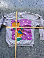 1480 - Grey WTP Snowfall Crewneck - L
