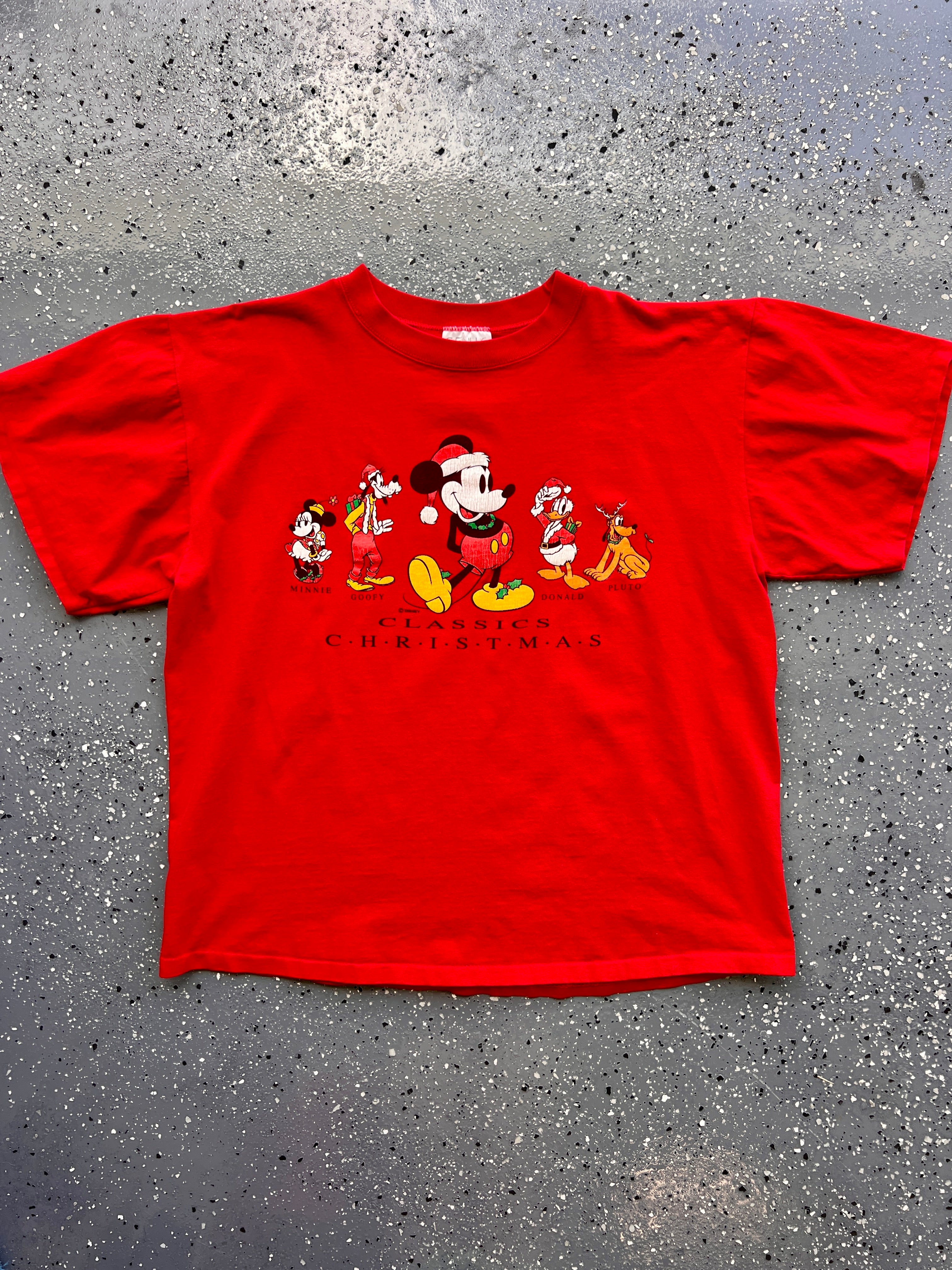 1487 - Red Fab 5 Classic Christmas Tee - XL