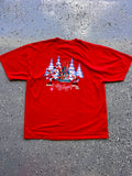 1494 - Red 2004 Mickey's Very Merry Christmas Party Tee - XL